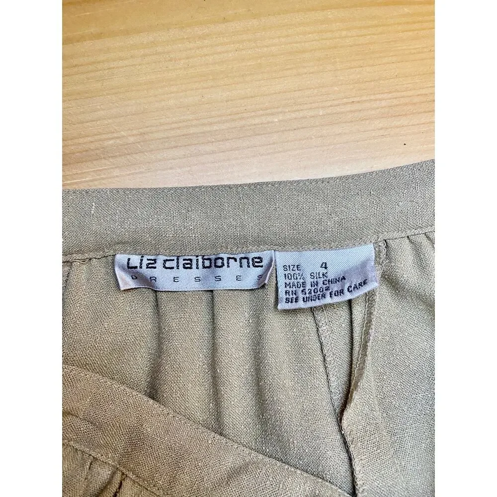 Raw Silk Skirt Midi - Picture 3 of 9
